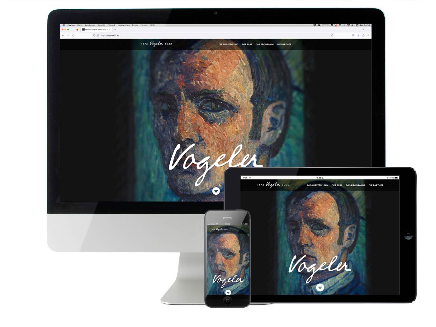 Website Vogeler-Projekt